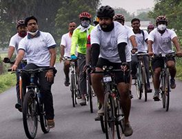 ‘Pedal for birds’ cycle rally covers four tanks