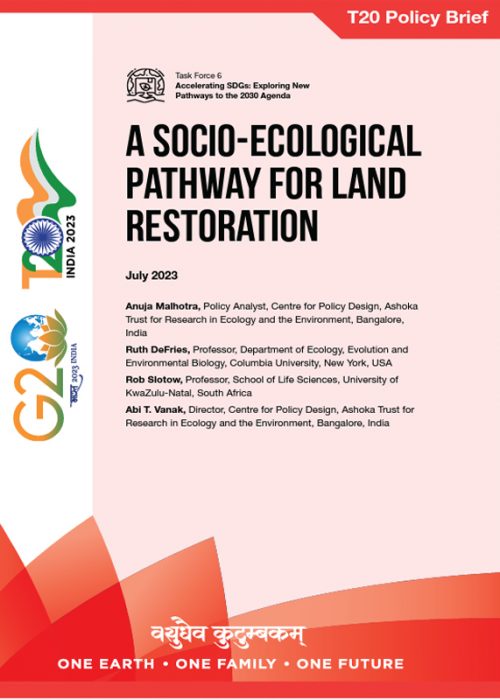 G20- a socio ecology pathways